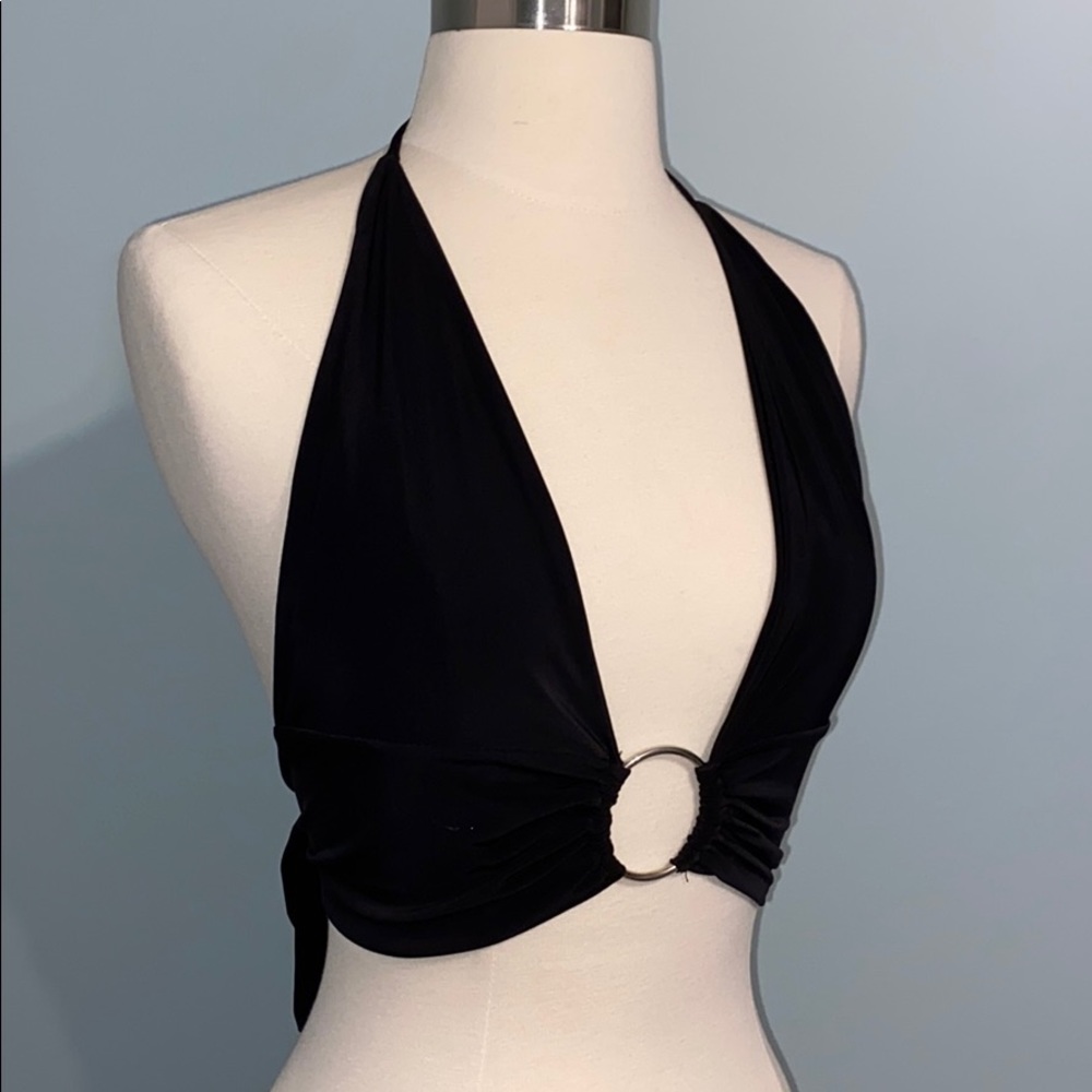 nasty gal halter bra top